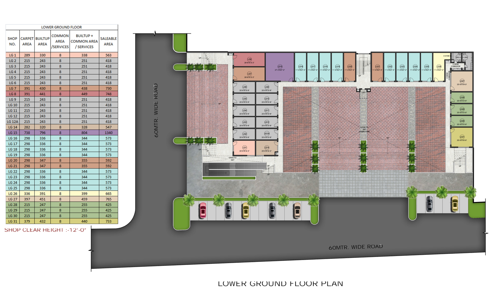 Aspire Plaza floor plan 1